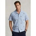 thumbnail image 1 of Polo Ralph Lauren Mens Classic-Fit Flag Button Down Shirt Oxford Blue XL, 1 of 4