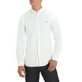 thumbnail image 1 of Polo Ralph Lauren Mens Classic Fit Oxford Shirt (Large, White), 1 of 2