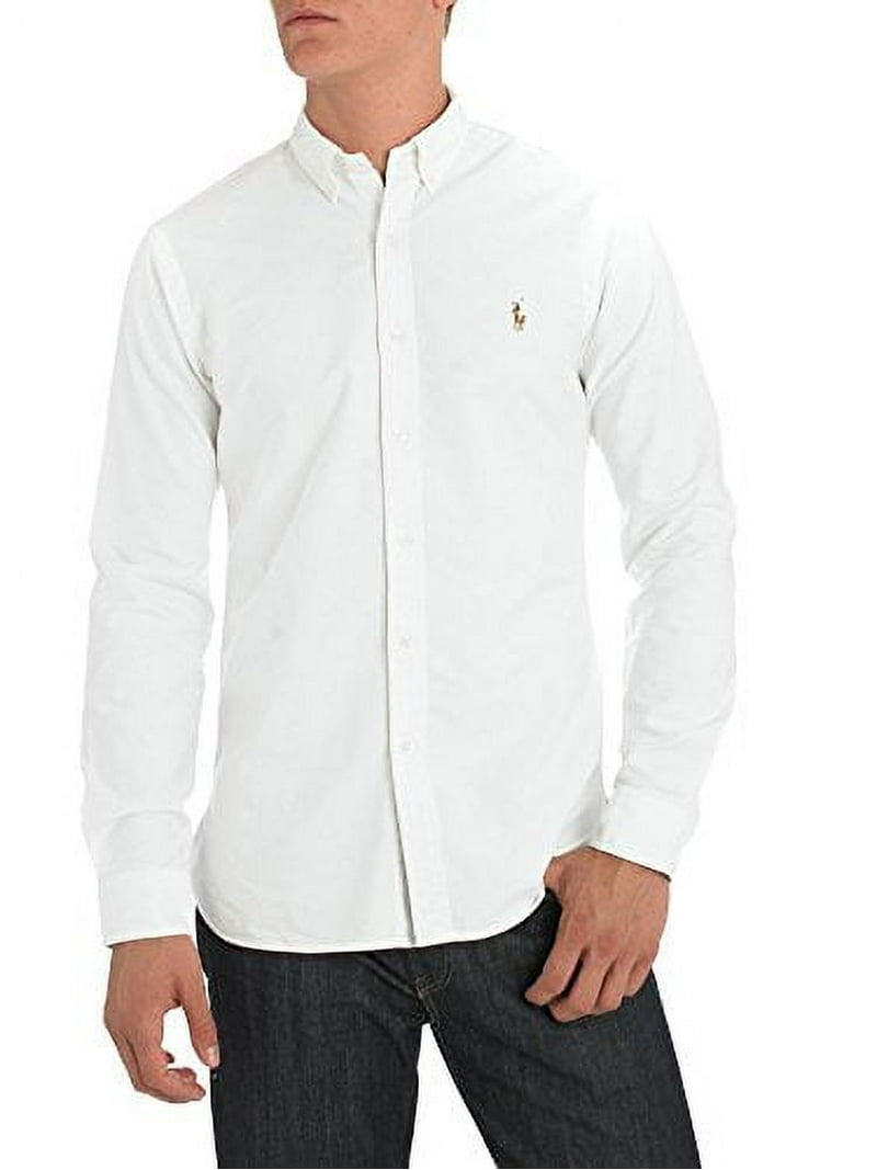 ★★POLO RALPH LAUREN★★ W Classic Fit Oxford Shirt White W Polo Ralph Lauren: White Classic Fit Oxford Shirt | SSENSE