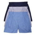 thumbnail image 1 of Polo Ralph Lauren Mens Classic Fit Woven Cotton Boxers 3-Pack Style-RCWBP3, 1 of 2