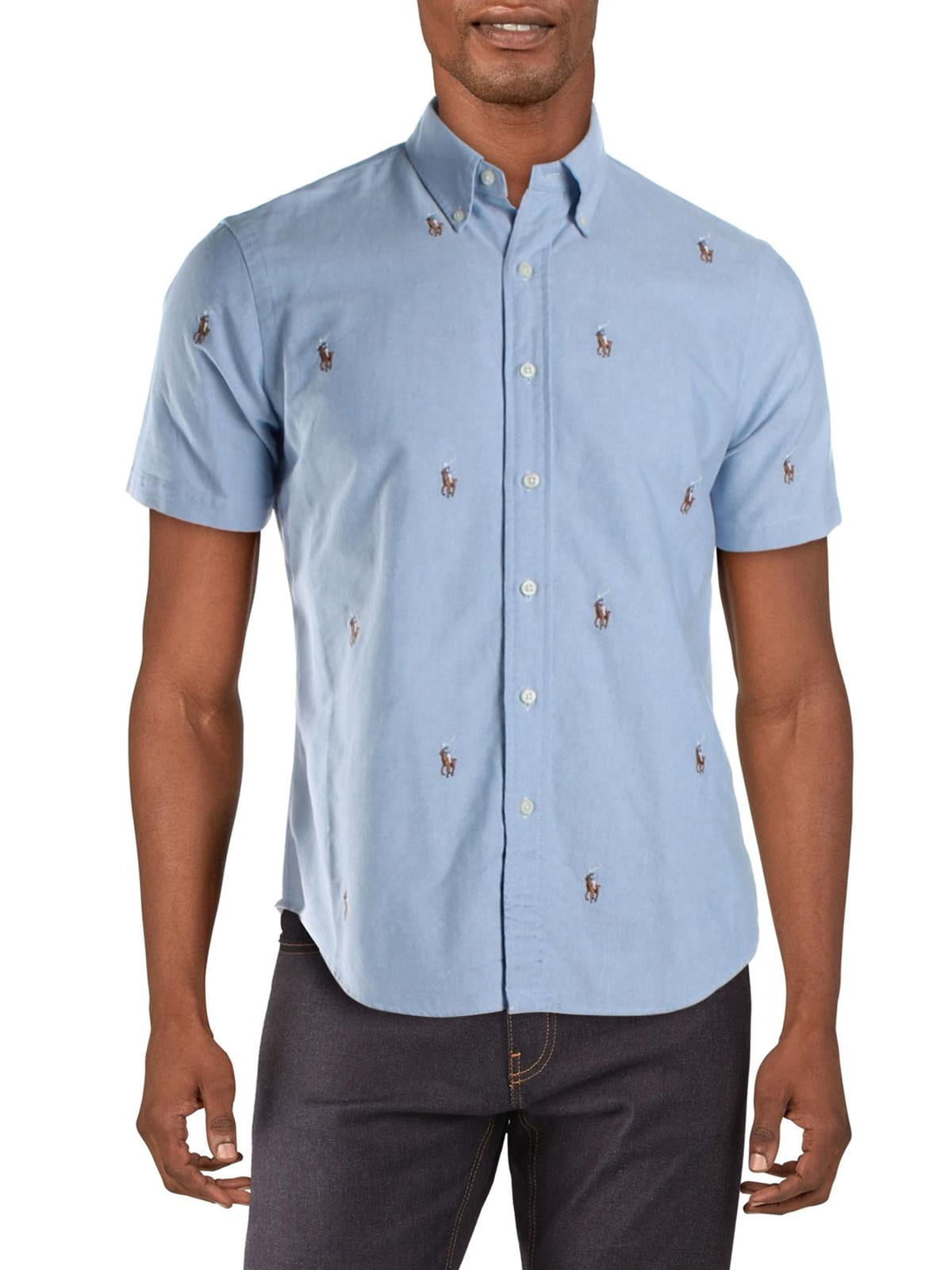 ralph lauren casual dress shirts Polo slim-fit shirt 