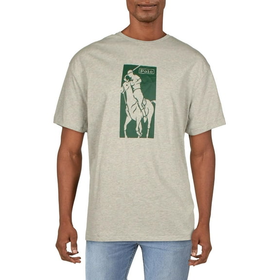Polo Ralph Lauren Mens Cotton Crewneck Graphic T-Shirt