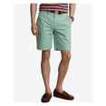 thumbnail image 1 of Polo Ralph Lauren Mens Cotton Stretch Classic Fit 9 Flat Front Shorts CELEDON 32, 1 of 2
