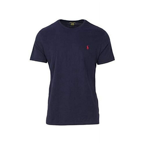Polo Ralph Lauren Mens Crew Neck T-shirt (Small, Ink)