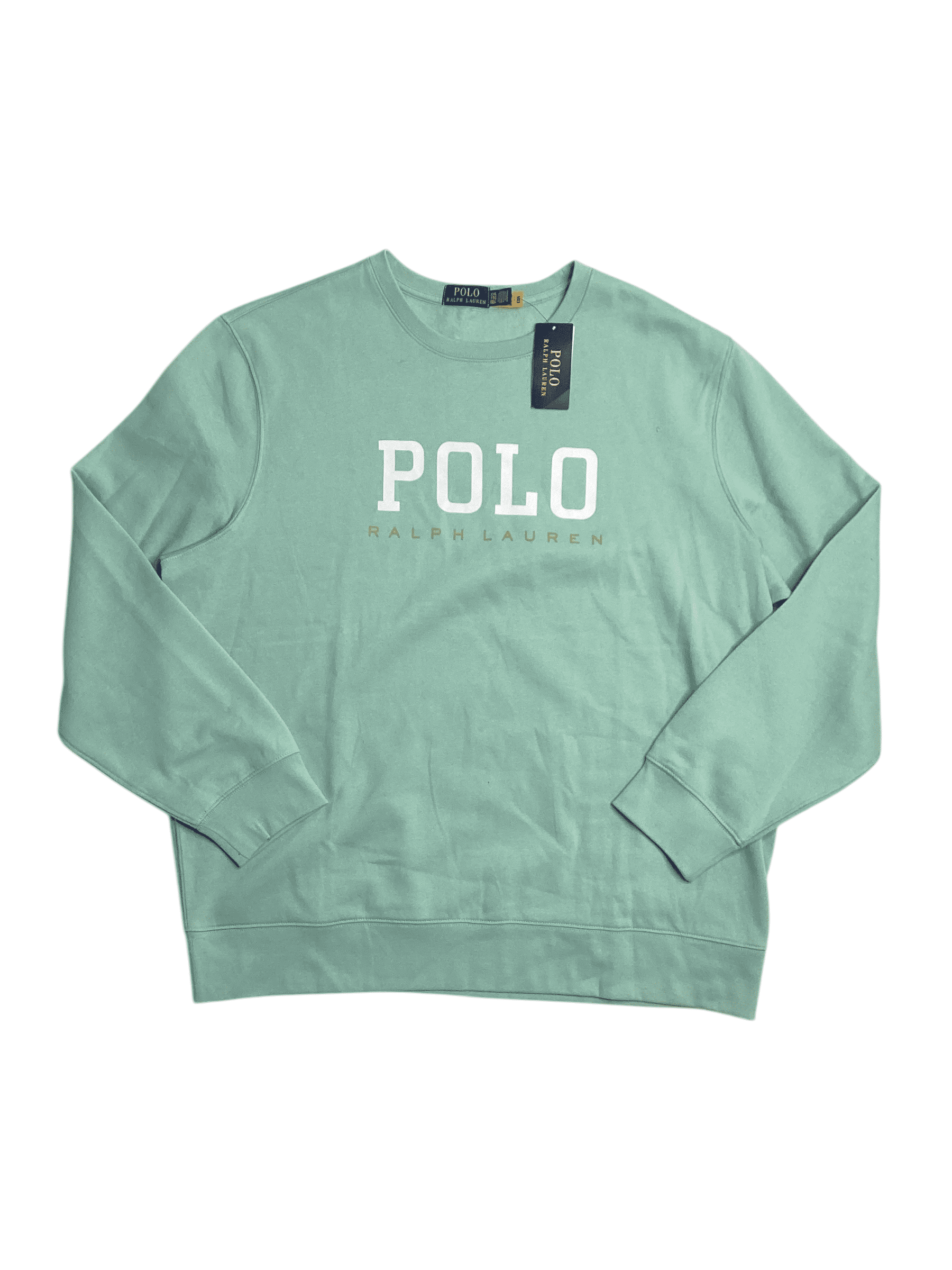 Polo Ralph Lauren Mens Crewneck Sweatshirt Large Mint Green