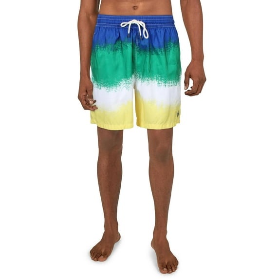 Polo Ralph Lauren Mens Dip-Dye Board Shorts Swim Trunks