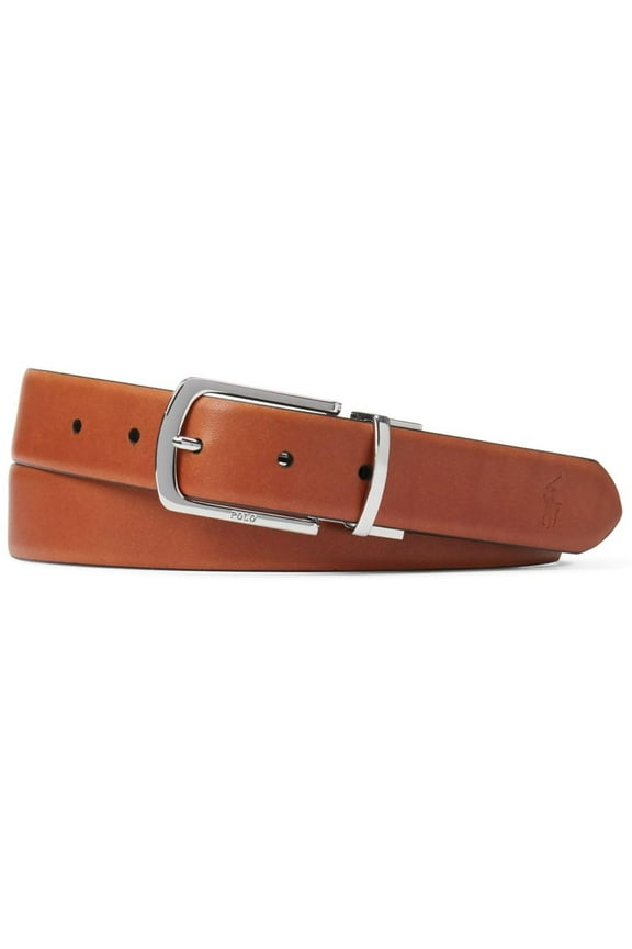Mens Faux Leather Reversible Dress Belt