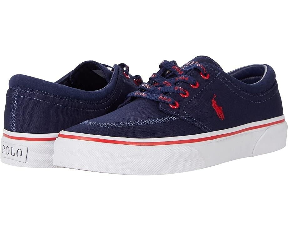Polo Ralph Lauren Faxon X Low Top Canvas Sneakers Loafers  display picture 1
