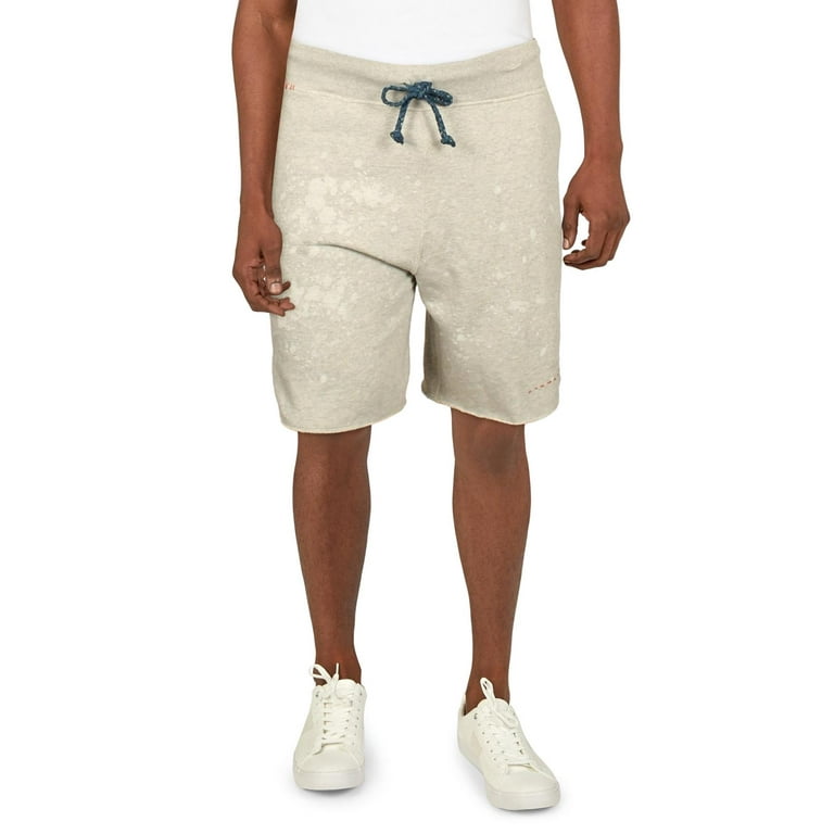 Mens cut off fleece shorts sale