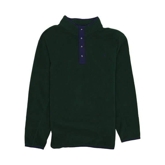 Polo Ralph Lauren Mens Half-Snap Fleece Jacket (4Large Tall, 4LT, Green)