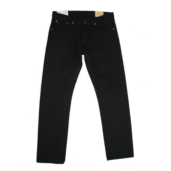 Polo Ralph Lauren Mens Jeans 40x30 Hampton Straight-Fit Denim Black 40