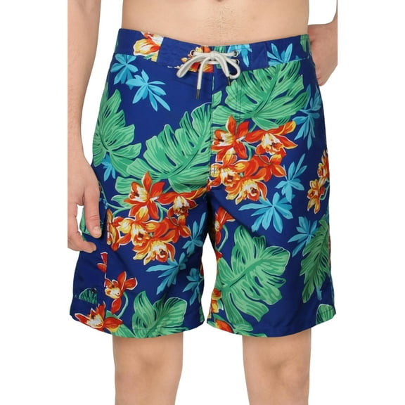 Polo Ralph Lauren Mens Kailua Board Shorts 8" Inseam Swim Trunks Blue S