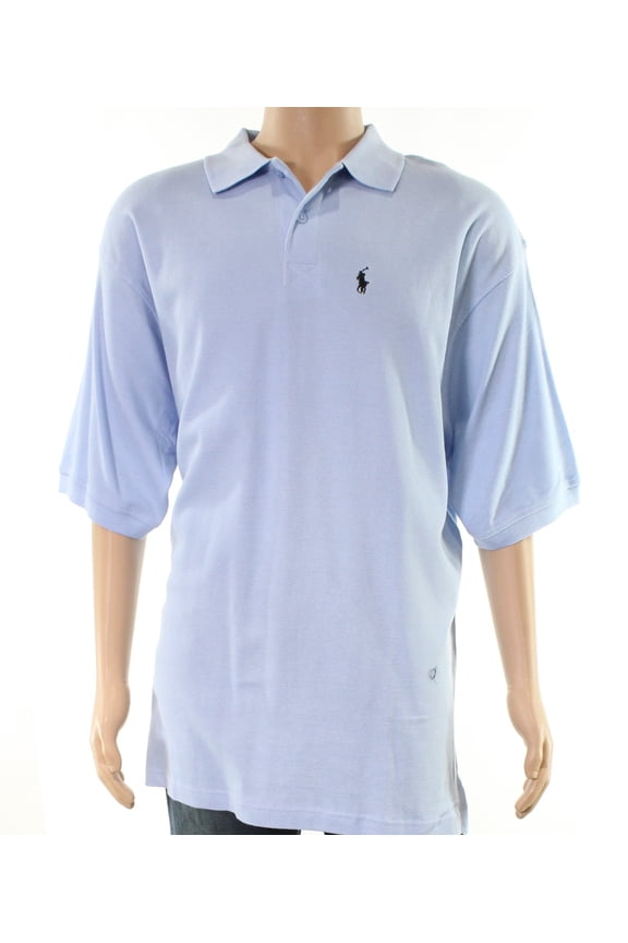Mens Large Pique Custom Fit Polo Shirt