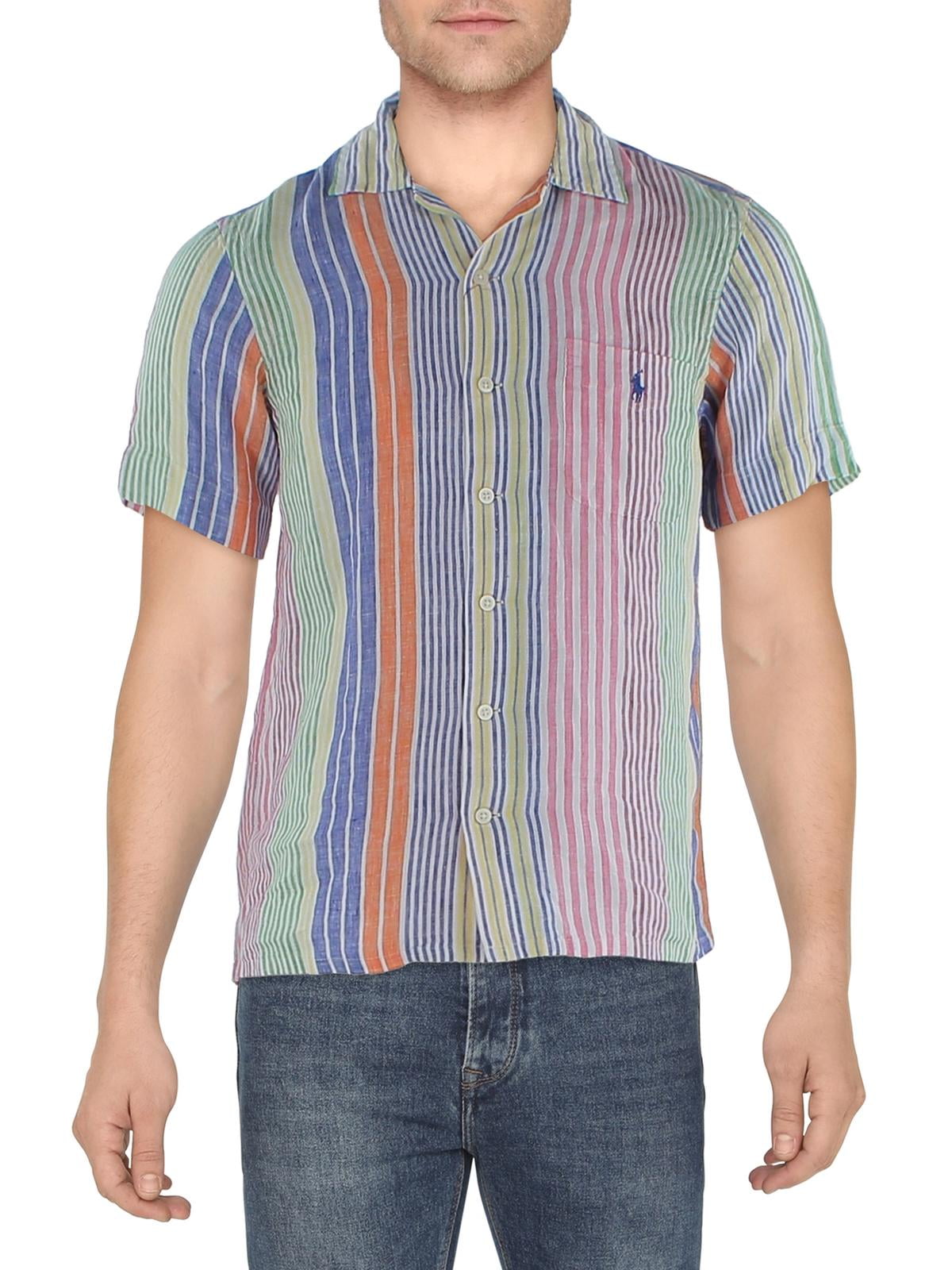 $138 Polo Ralph Lauren Men's classic fit Plaid L/S shirt