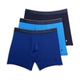 thumbnail image 1 of Polo Ralph Lauren Mens Mens 3-Pk. Classics Microfiber Boxer, Blue, Size Small, 1 of 1