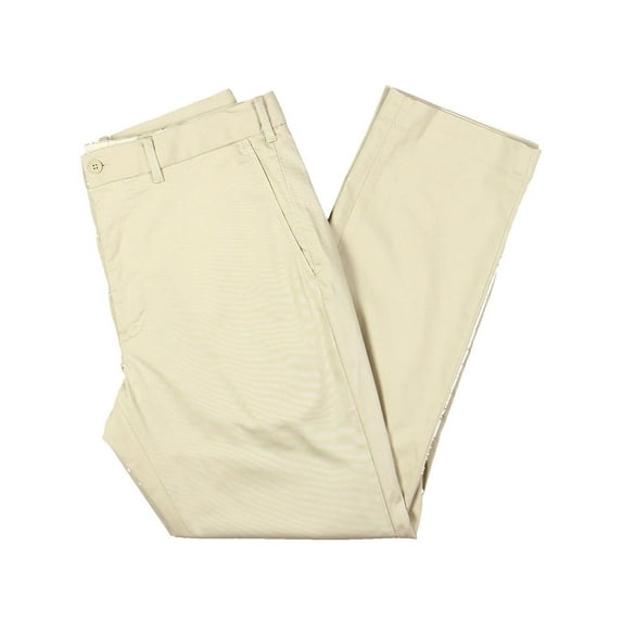 Polo Ralph Lauren Mens Mid-Rise Solid Chino Pants