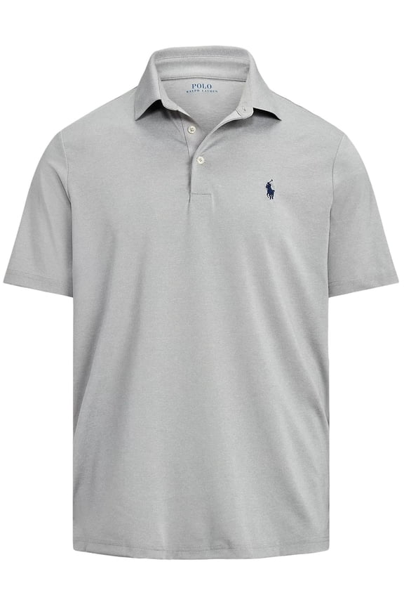 Mens Performance Polo Shirts (M, Grey), Medium