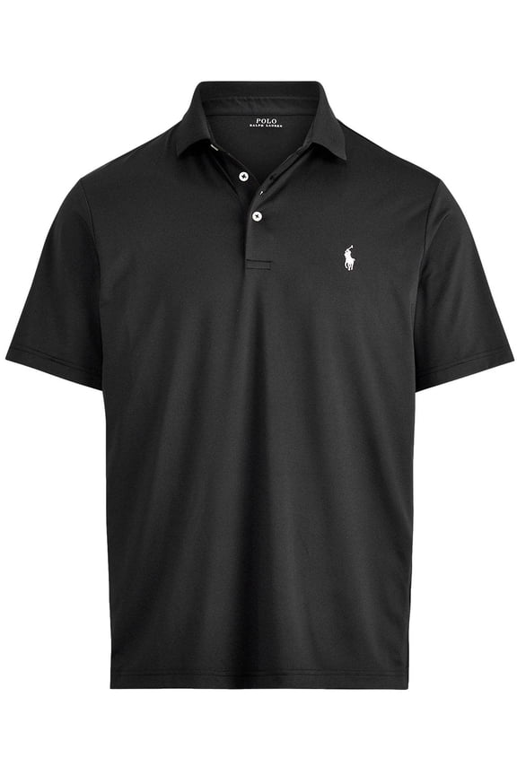 Mens Performance Polo Shirts (X-Large, Polo Black)