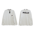 thumbnail image 1 of Polo Ralph Lauren Mens Polo Crest Chest Pocket L/S T-Shirt, White, Size XL, 1 of 1