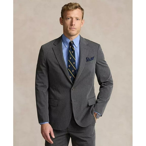 Polo Ralph Lauren Mens Polo Modern Performance Twill Sport Coat MD Grey/Grey-38R