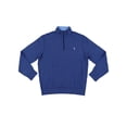 thumbnail image 1 of Polo Ralph Lauren Mens Quarter Zip Sweater (XL, Blue), 1 of 2