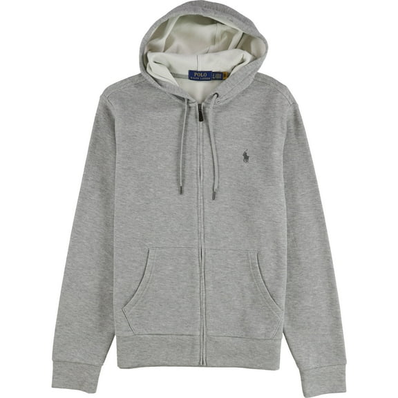 Polo Ralph Lauren Mens Regular fit Long Sleeve Hoodie Sweatshirt XXL Grey Solid