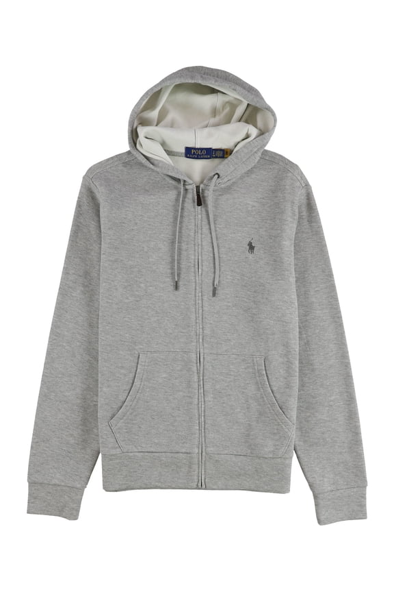 Mens Double Knit Mesh Hoodie Sweatshirt, Grey, XX-Large