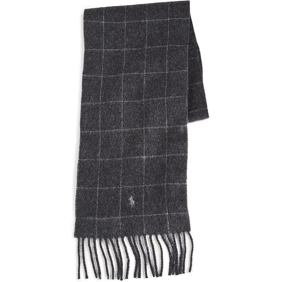 Polo Ralph Lauren Mens Reversible Windowpane Scarf