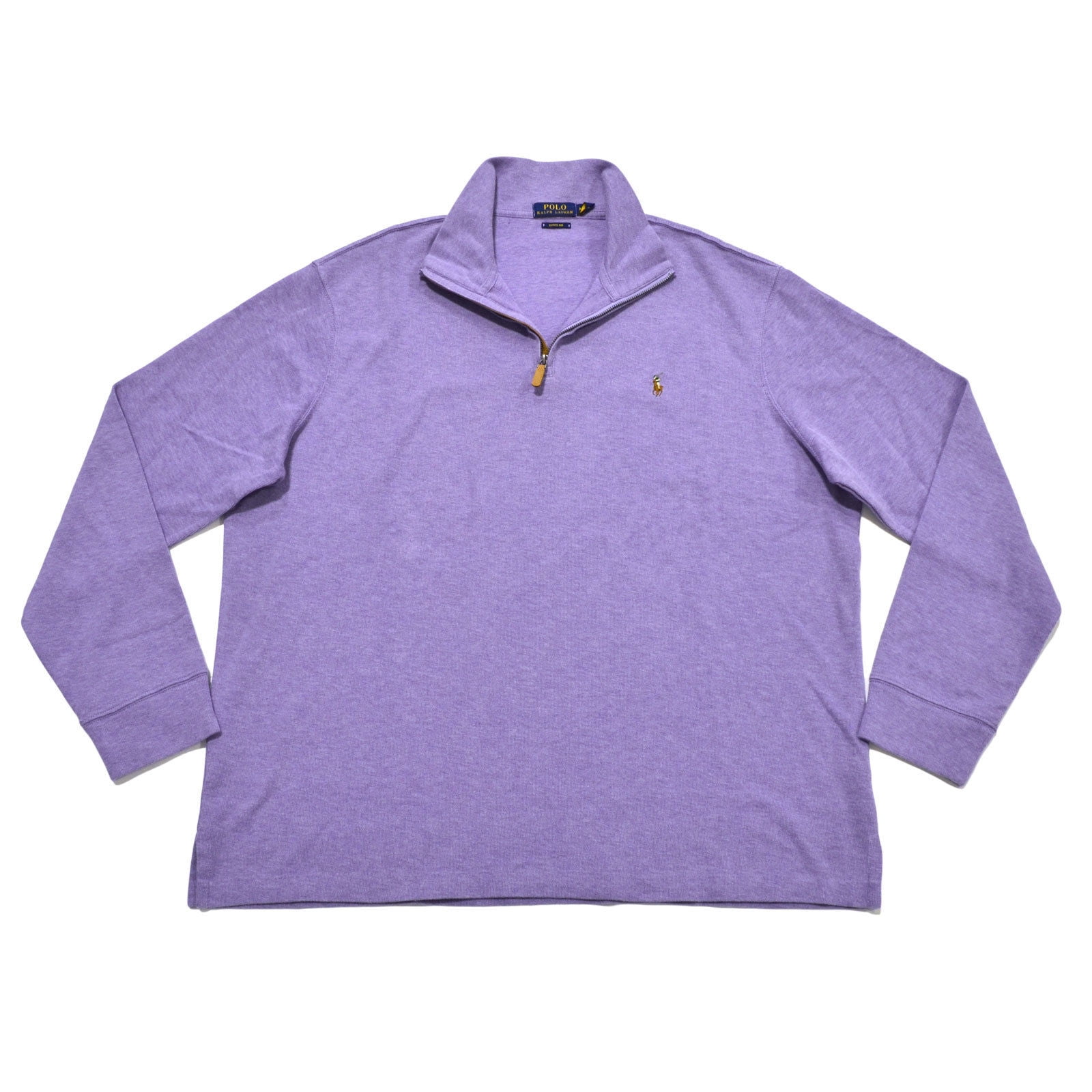 Polo Ralph Lauren Mens Ribbed Mock Neck 1/4 Zip Pullover - Walmart.com