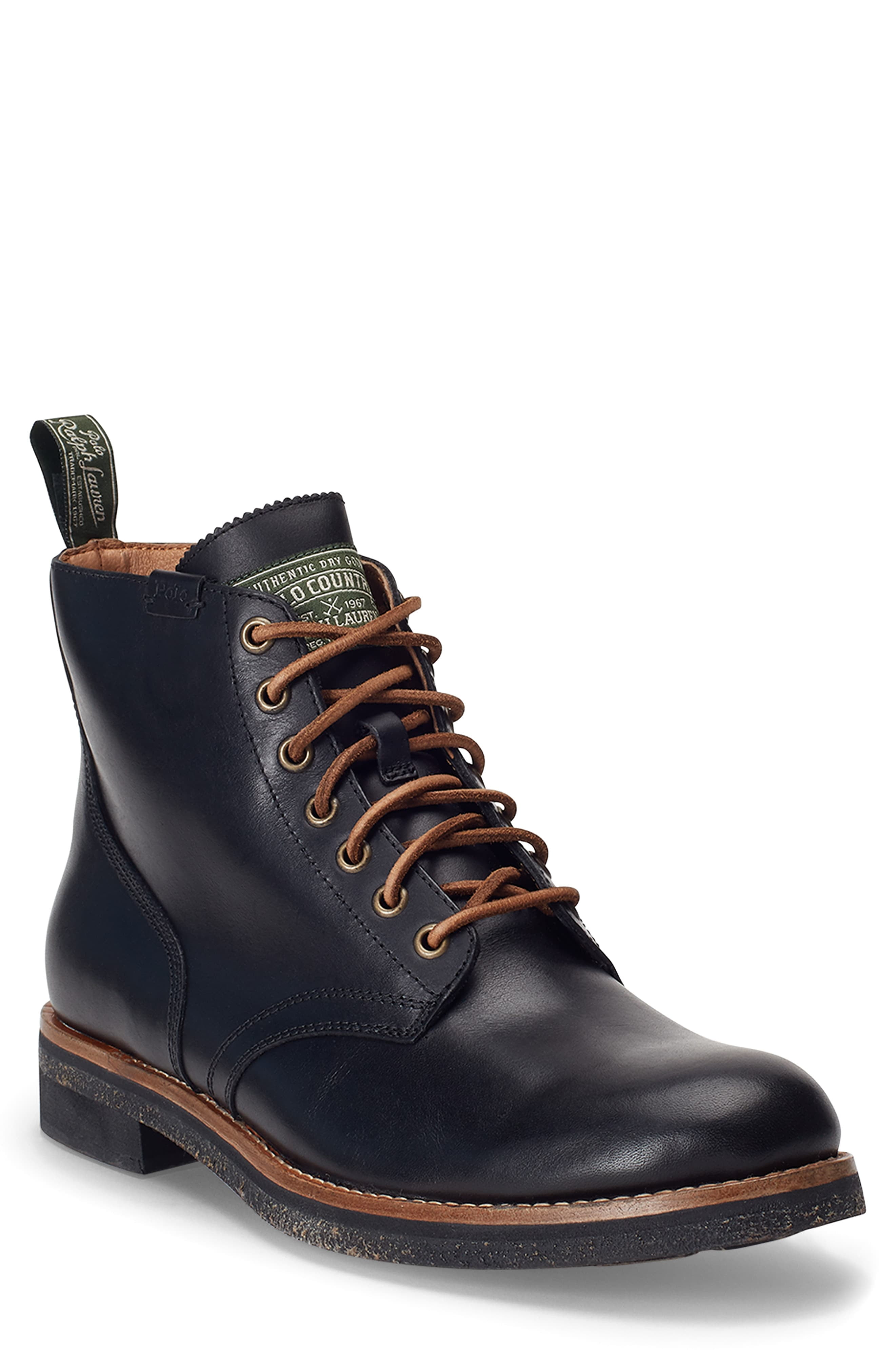 Ralph lauren combat boots clearance