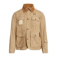 thumbnail image 1 of Polo Ralph Lauren Mens Shearling-Patch Wading Jacket (2XLarge, Desert Khaki), 1 of 3