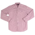 thumbnail image 1 of Polo Ralph Lauren Mens Shirt Gingham Classic Fit Button-Down   Red XS, 1 of 2