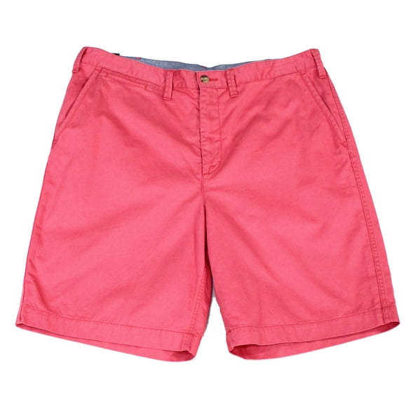 Polo Ralph Lauren Mens Shorts Relaxed-Fit Solid Chinos   Red 32