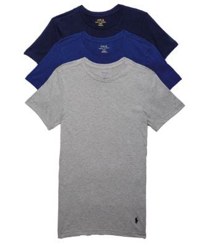 Polo Ralph Lauren Mens Slim Fit Cotton T Shirt 3 Pack Style RSCNP3