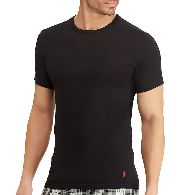 Polo Ralph Lauren Mens Slim Fit Cotton T-Shirt 3-Pack Style-RSCNP3