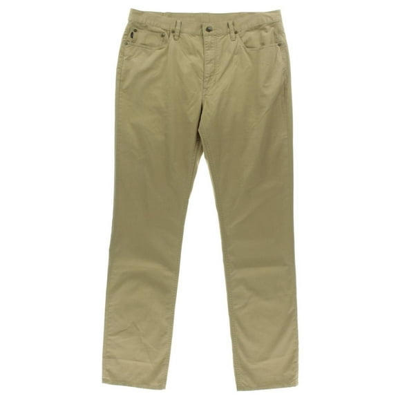 Polo Ralph Lauren Mens Solid Flat Casual Pants