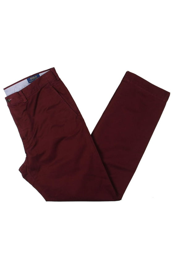 Polo Ralph Lauren Mens Straight Fit Mid-Rise Chino Pants
