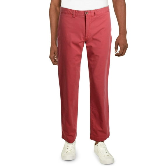 Ralph Lauren Men's Stretch Straight Fit Chino Pants Red Size 32X32
