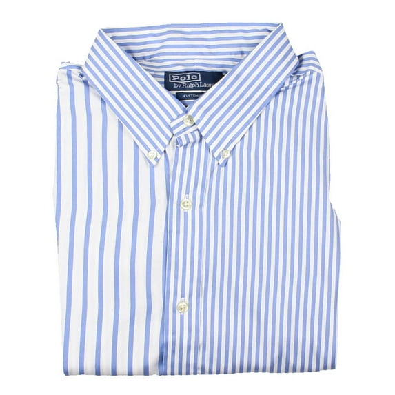 Polo Ralph Lauren Mens Striped Cotton Button-Down Shirt