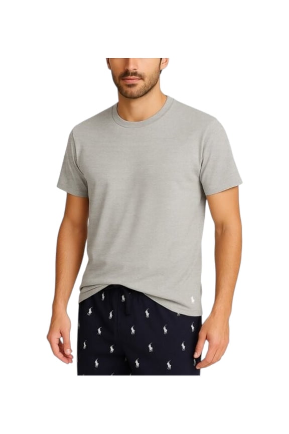 Mens T-Shirt Pajamas Small Grey