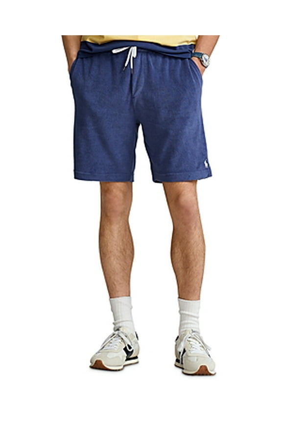 Men's Pony Logo Fleece Shorts Navy