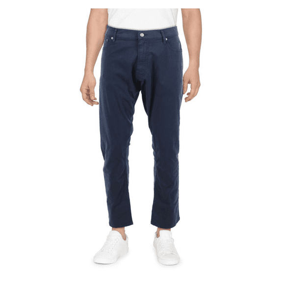 Polo Ralph Lauren Mens The Sullivan Work Straight Leg Pants, Navy, 36/30.