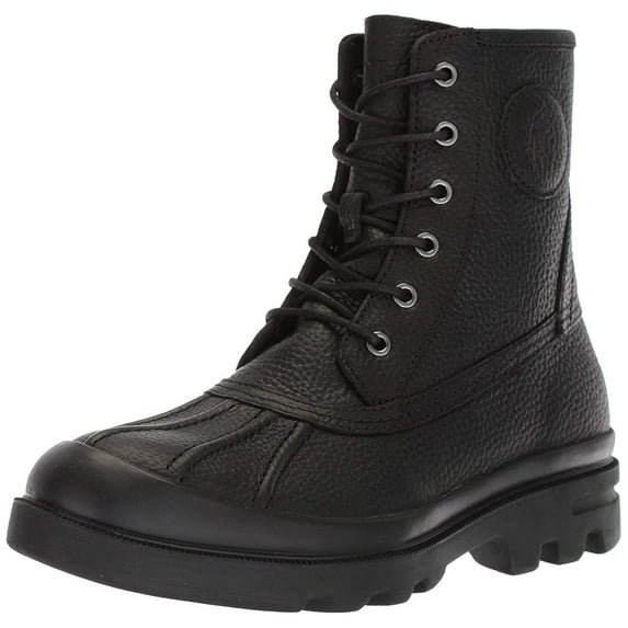 Polo Ralph Lauren Mens Udel Fashion Boot, Black, 8.5