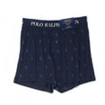 thumbnail image 1 of Polo Ralph Lauren Mens Underwear Boxer Shorts Knit Print   Blue XL, 1 of 2