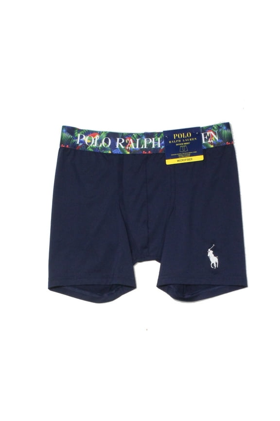 Mens Underwear Medium Boxer Brief Microfiber Blue M