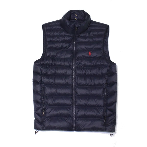 Polo Ralph Lauren Mens Vest Puffer Packable Quilted Blue XS