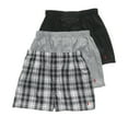 thumbnail image 1 of Polo Ralph Lauren Mens Woven Cotton Boxers (Large, Black/Bengal/Stockton), 1 of 6
