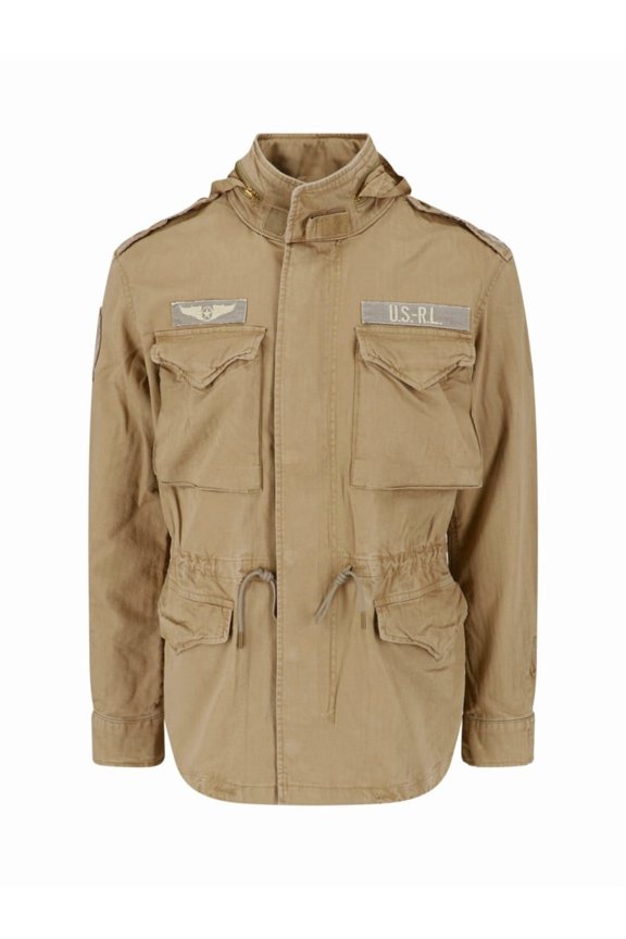 Military-Inspired Casual Jacket With Adjustable Drawstring (Men's)