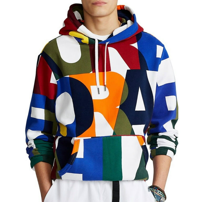 multicolor monogram hoodie