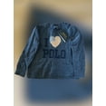 thumbnail image 1 of Polo Ralph Lauren NAVY BLUE Girls HEART POLO SWEATER, Size 4T, 1 of 1